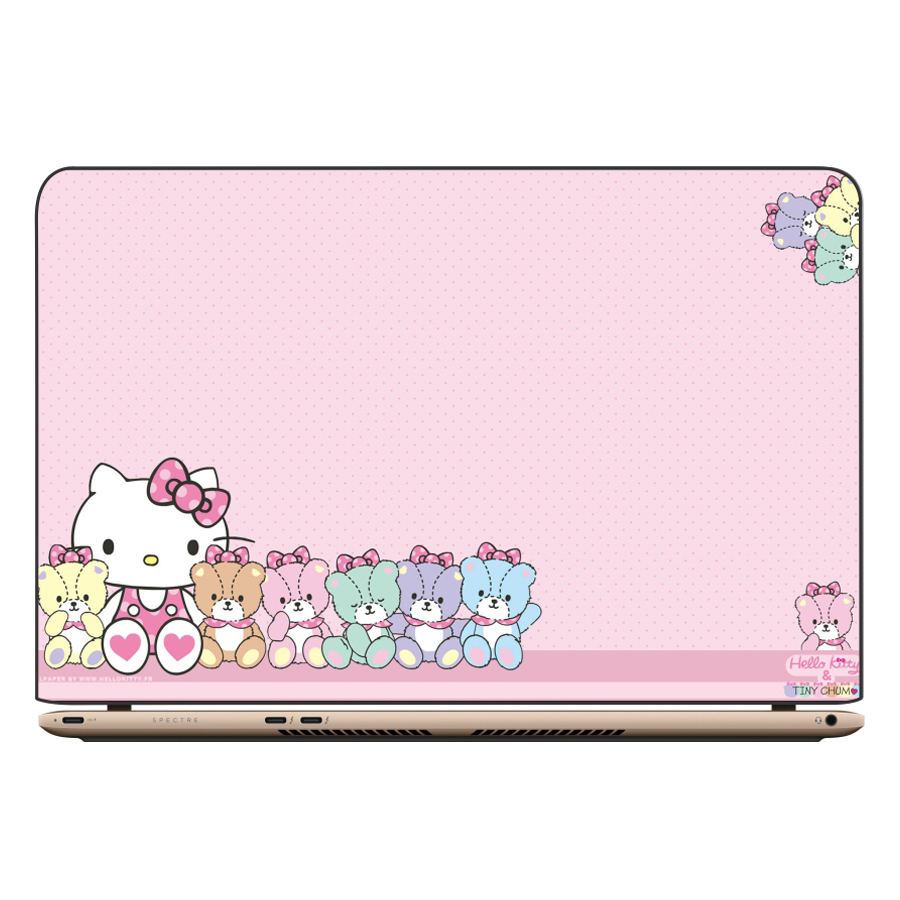 Miếng Dán Skin Decal Dành Cho Laptop - Hello Kitty