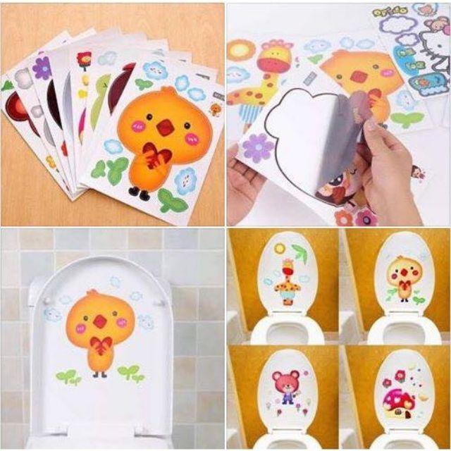 Tranh dán trang trí tủ lạnh, toilet
