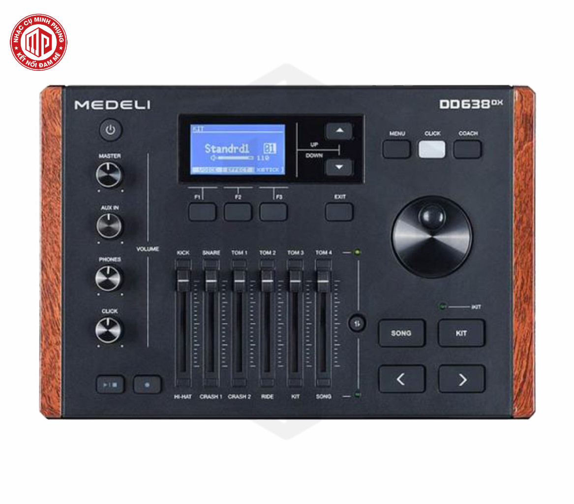 Bộ trống điện tử cao cấp/ Professional Digital Drum Set/ Electronic Drum Kits - Medeli DD638DX - Hàng chính hãng
