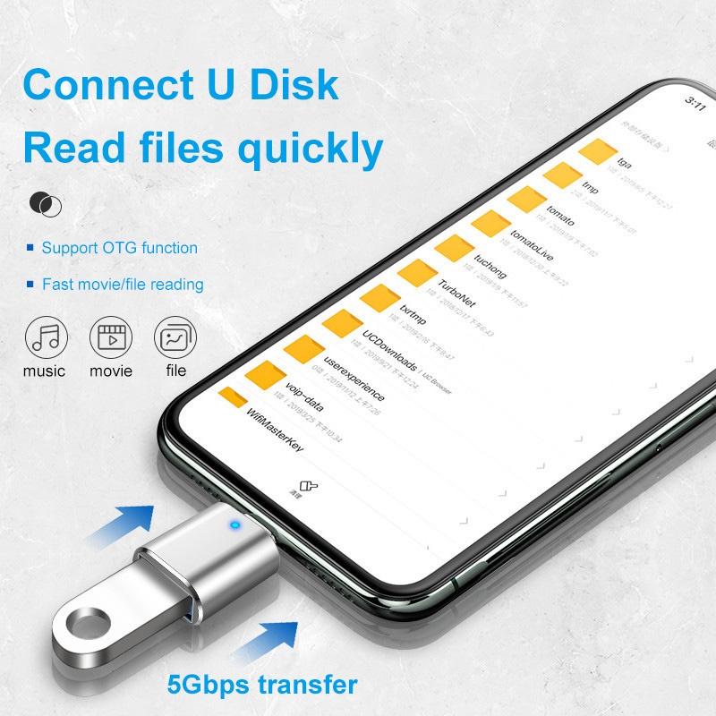 Đầu Chuyển Đổi USB 3.0 Type C Sang USB Chuyên Dụng Cho MacBook Xiaomi