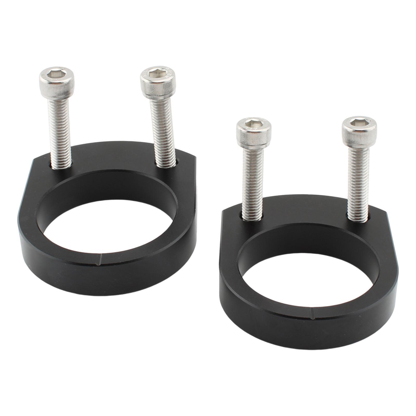 2 Pieces Handlebar Risers, Handlebar Clamp 14mm Aluminum Alloy Adapters Handle Bar Riser Clamp for  Zzr1400 Motorbike Accessories