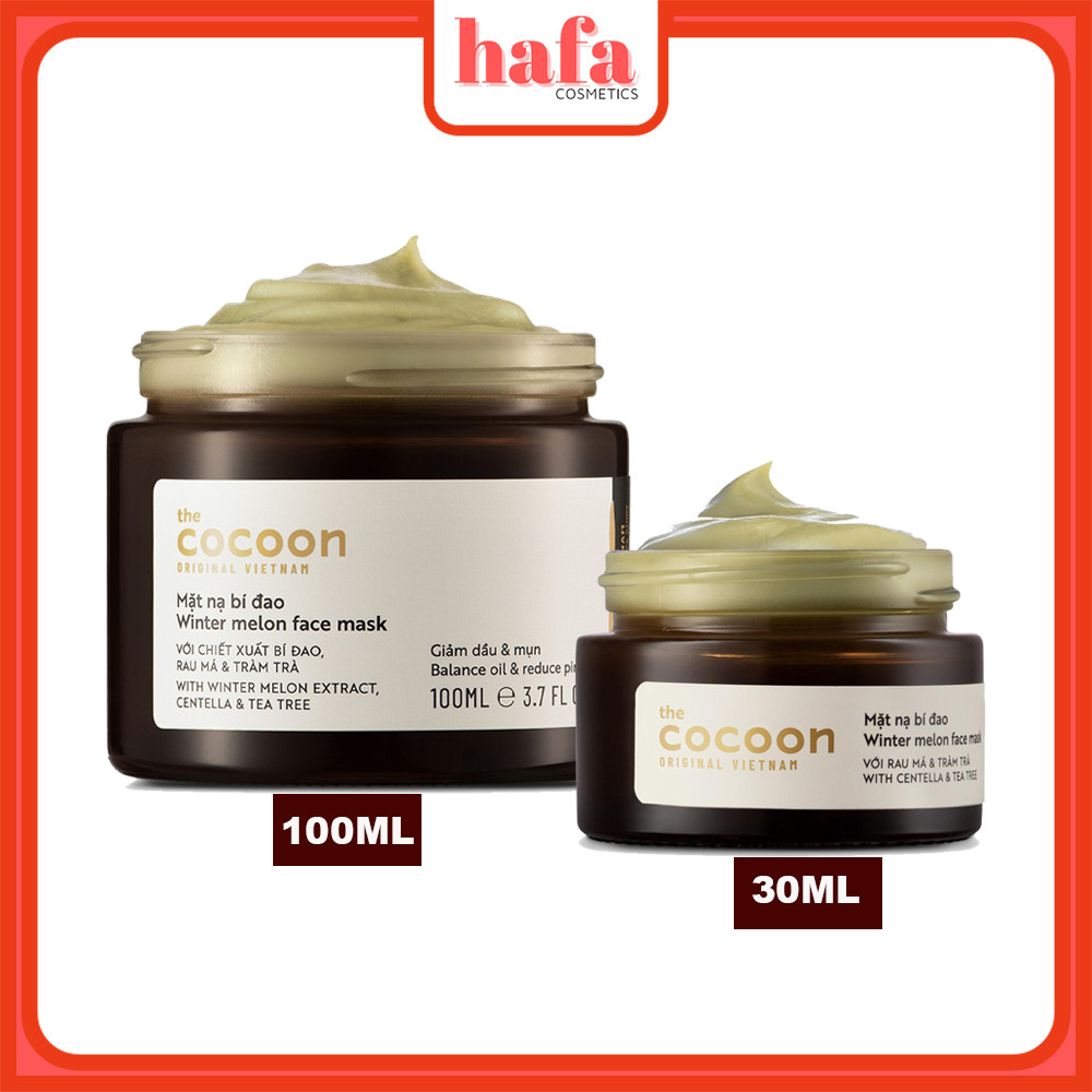 Mặt nạ bí đao  giảm dầu  và mụn ẩn Cocoon Winter Melon Face Mask