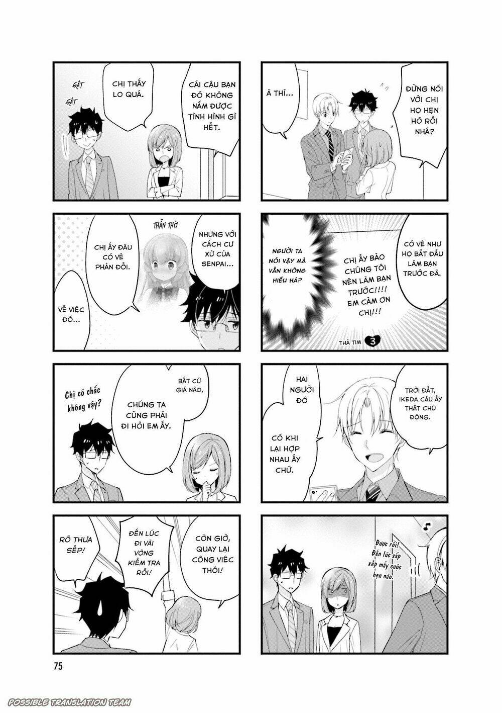 senpai nhỏ nhắn của tôi rất dễ thương chapter 25 7