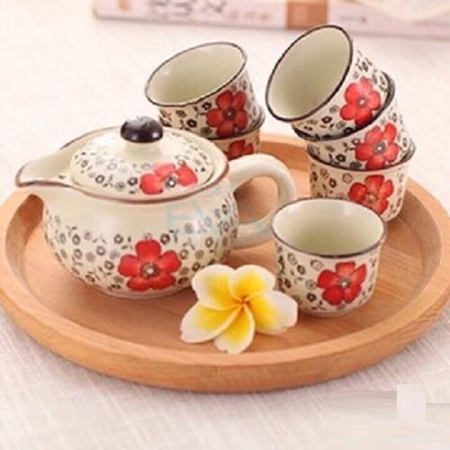 BỘ ẤM TÁCH TRÀ NHẬT 6 LY CAO CẤP SIÊU CUTE - BỘ ẤM CHÉN UỐNG TRÀ