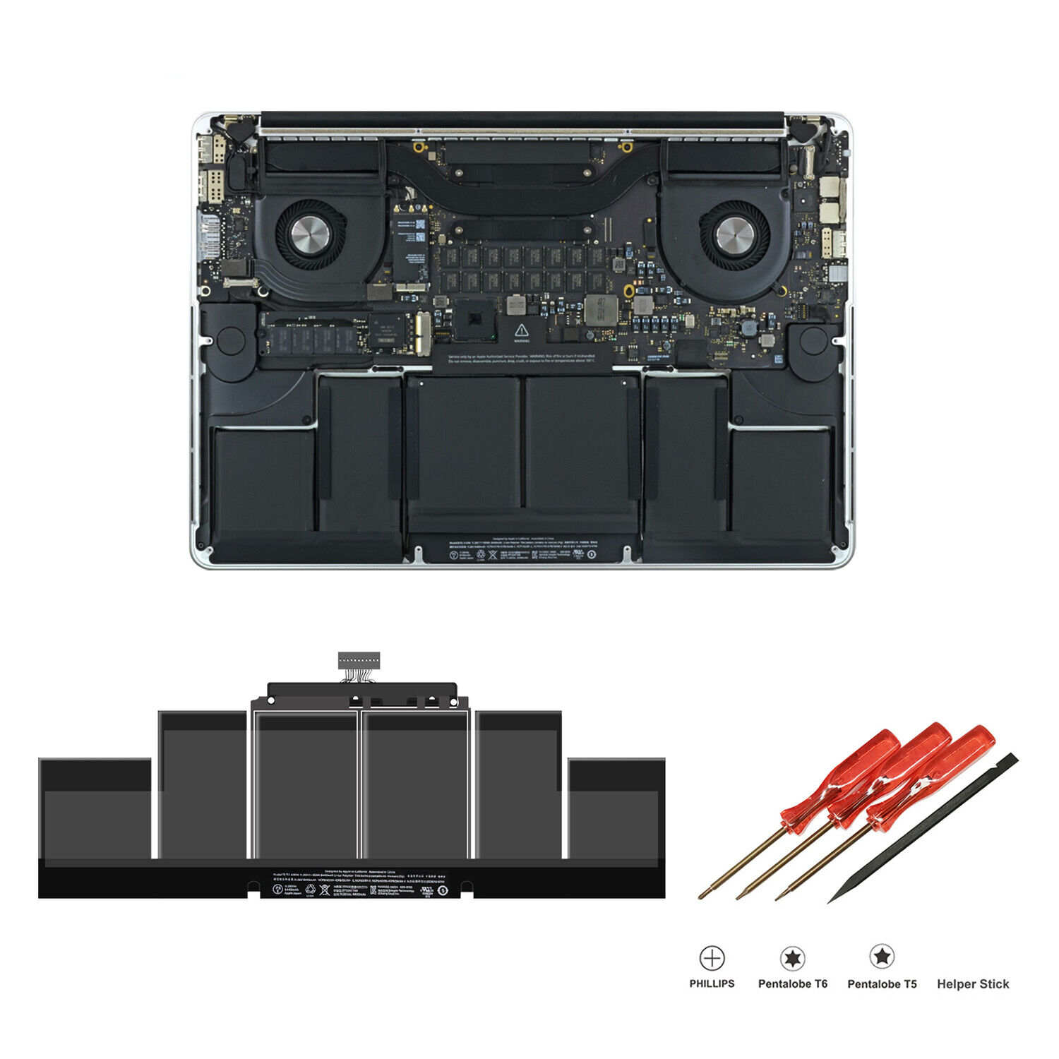 Pin dành cho Apple MacBook Pro 15" A1398 A1494 ME293 2013 2014 Original