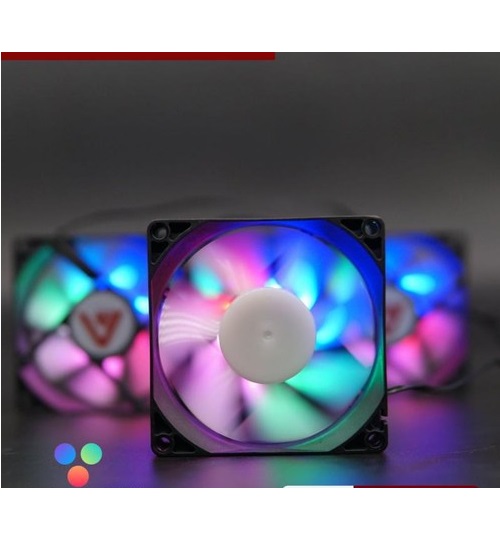 Fan Case V-08CM LED (8cm) - lk1984 - hàng nhập khẩu