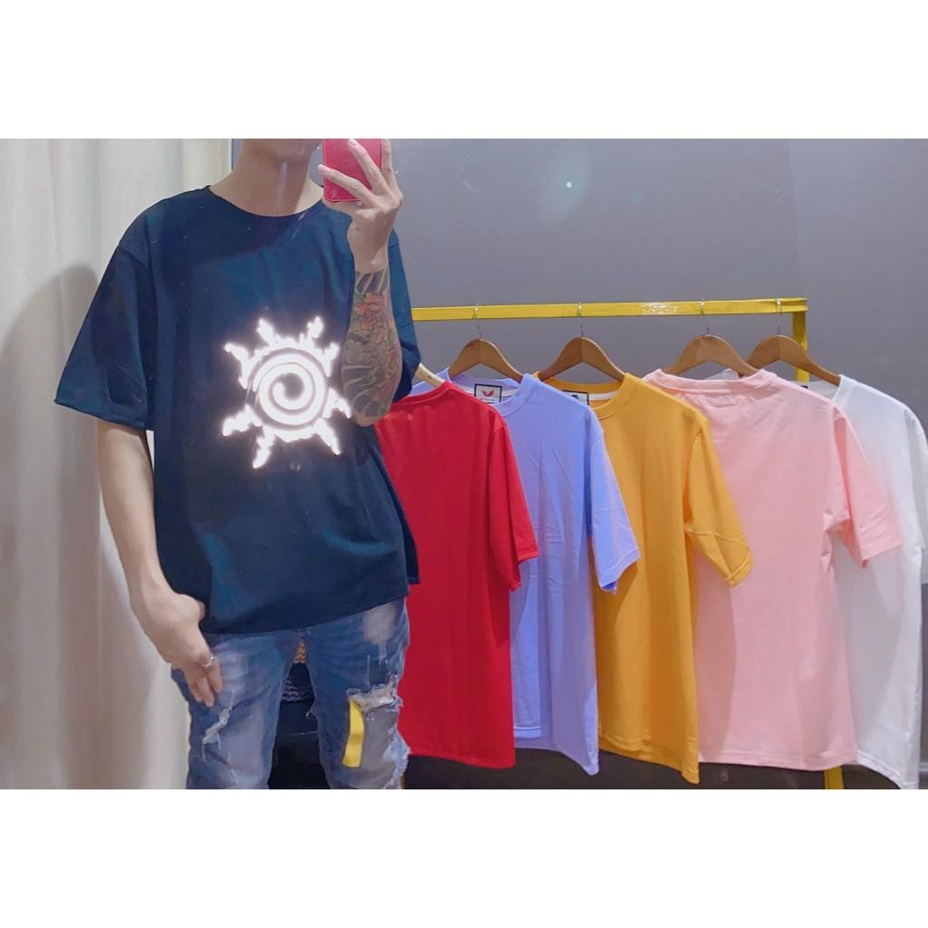 Áo Thun Phản Quang Unisex Nam Nữ Form Rộng Thoáng Mát Dễ Mặc | Áo Thun Phản Quang Vòng Xoáy Tượng Hình PQ54 |MAZINGSHOP