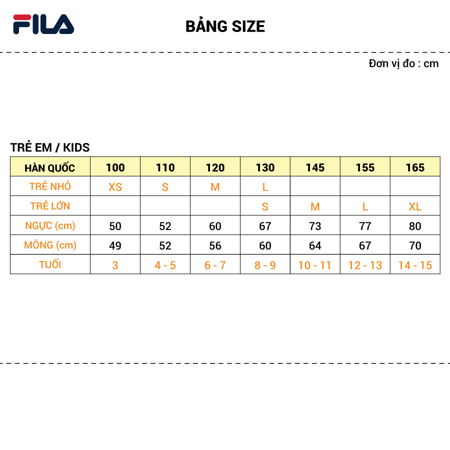 Áo thun trẻ em FILA - FK2RSC2271F