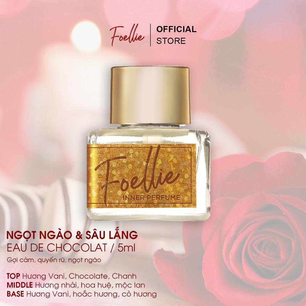 Nước Hoa Vùng Kín Foellie Eau De Chocolat Inner Perfume 5ml Hương Chocolat Ngọt Ngào