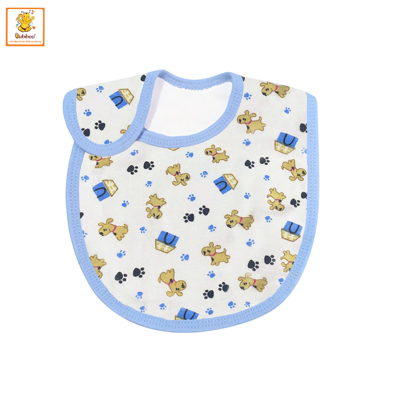 Yếm ăn dặm BABIBOO khăn yếm cho bé ăn dặm, vải cotton 2 lớp, Họa tiết xinh xắn BB81 Họa tiết xinh xắn