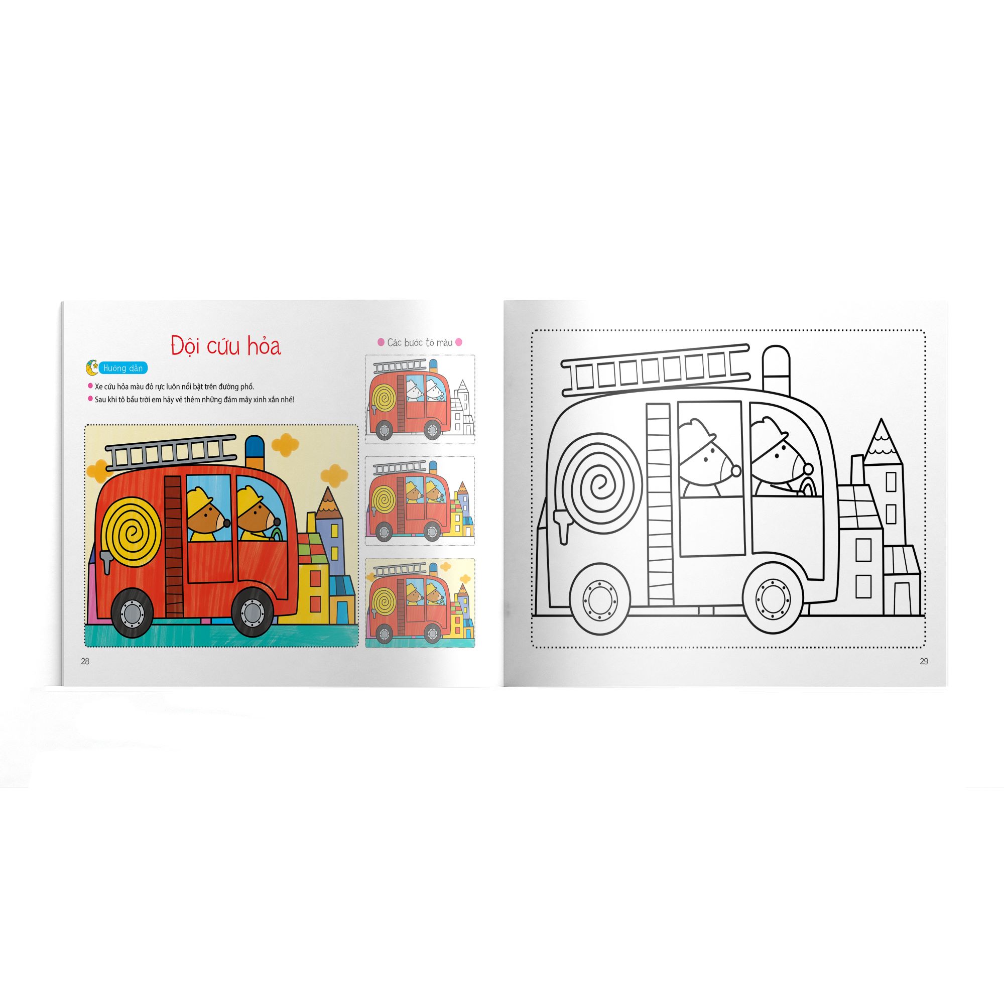 Bé tập tô màu - Dành cho trẻ 3-6 tuổi