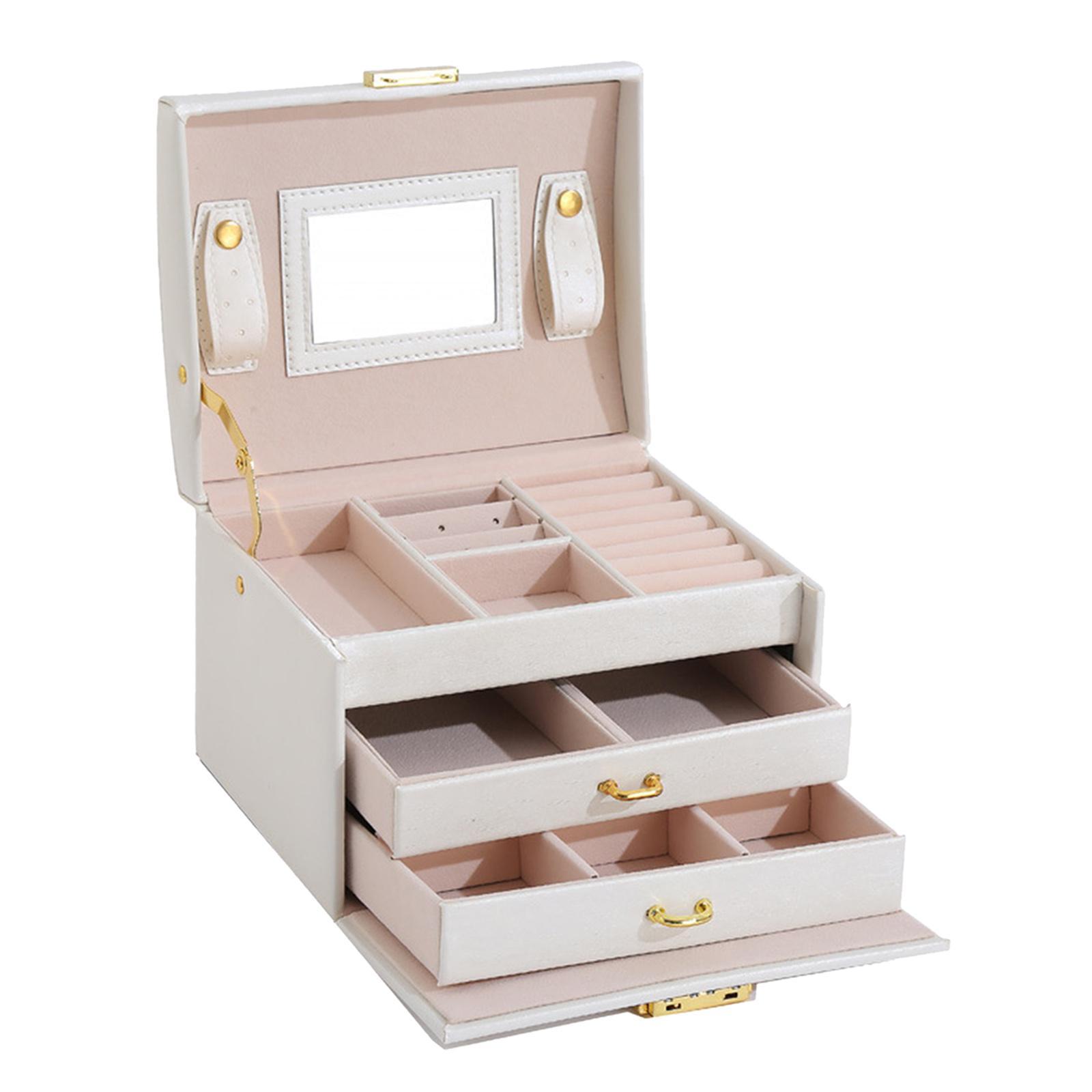 Jewelry Box with  with  and Mirror Case