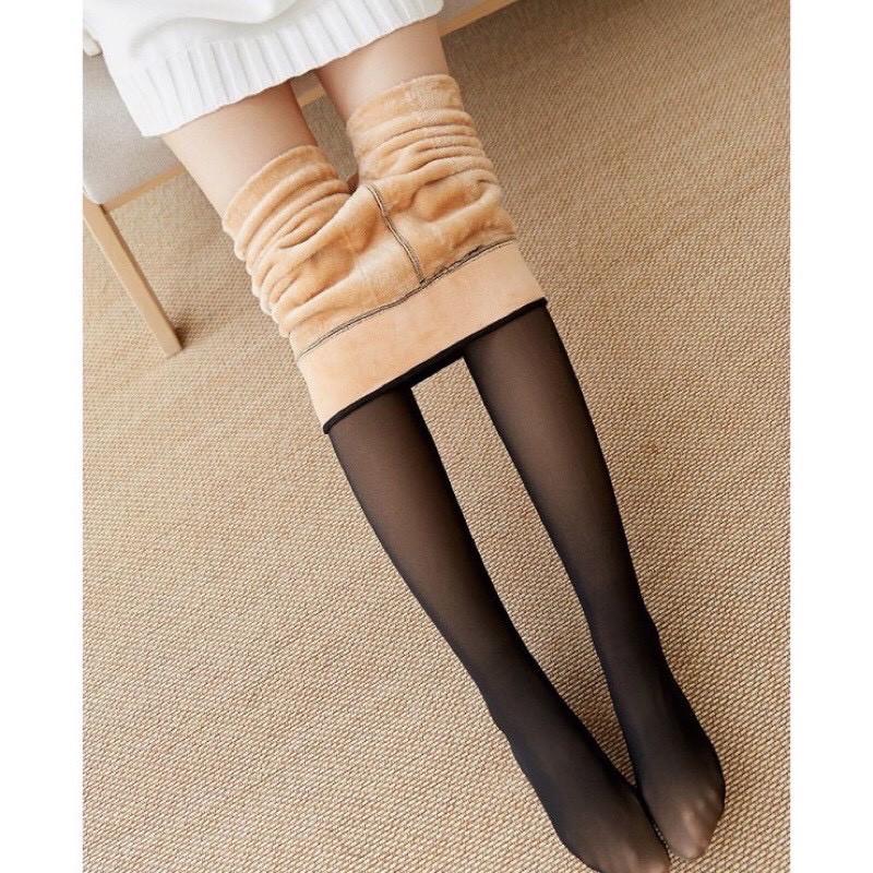 Quần tất 3D lót lông,lót nỷ siêu dày đẹp, siêu ấm