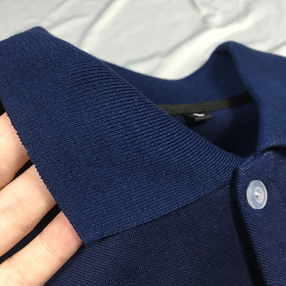 Áo thun POLO THÊU form ôm tay dài, 4 màu, 3 size, tay dài, logo THÊU, vải 100% cotton siêu mềm mại, co giãn