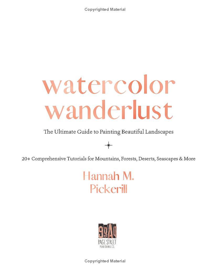 Sách ngoại văn: Watercolor Wanderlust - The Ultimate Guide To Painting Beautiful Landscapes