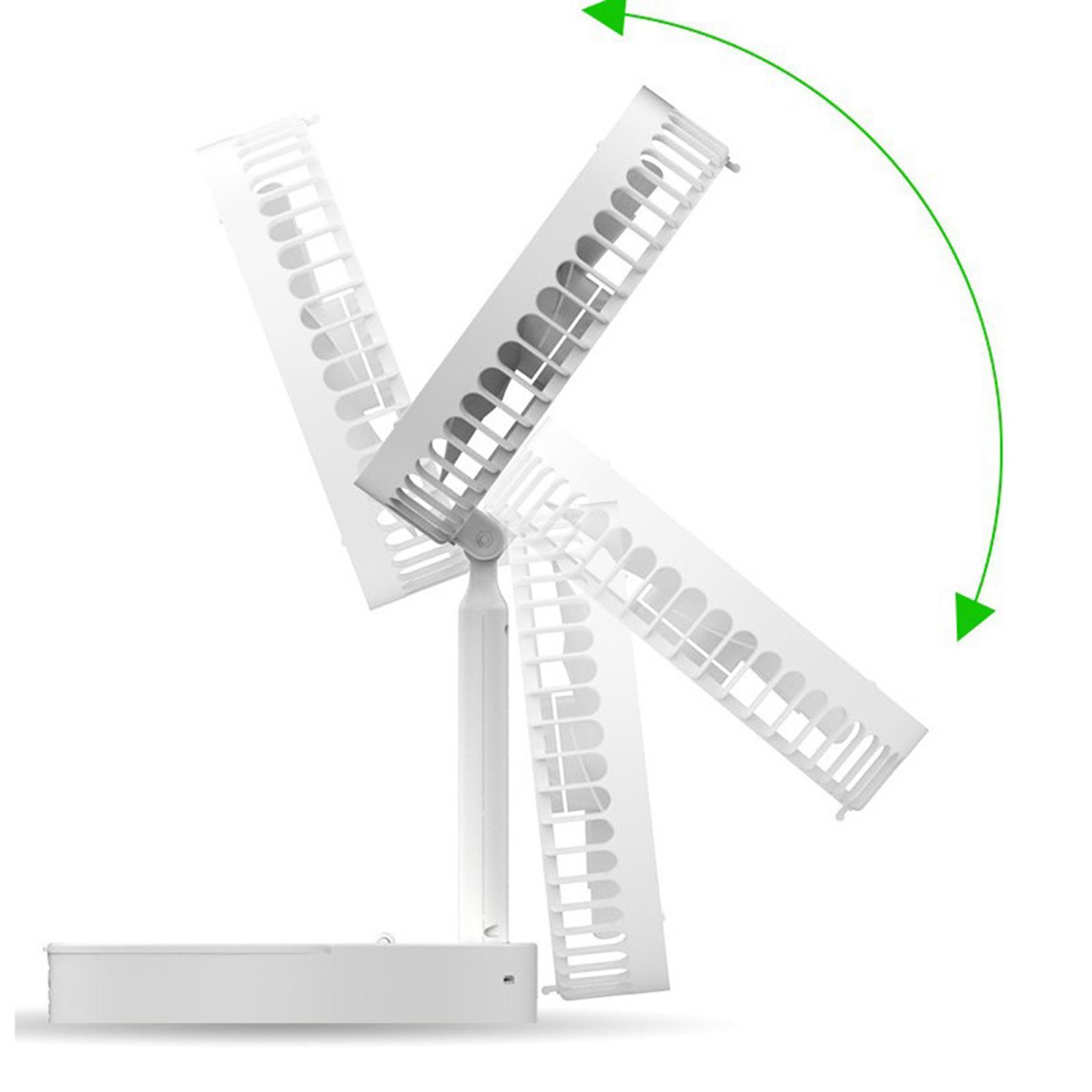 Mini USB Hand Held Desk Fan Tabletop Personal Fan Air Cooling