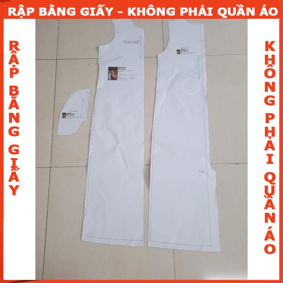 Rập giấy may đầm mã R442 (BẢN VẼ)