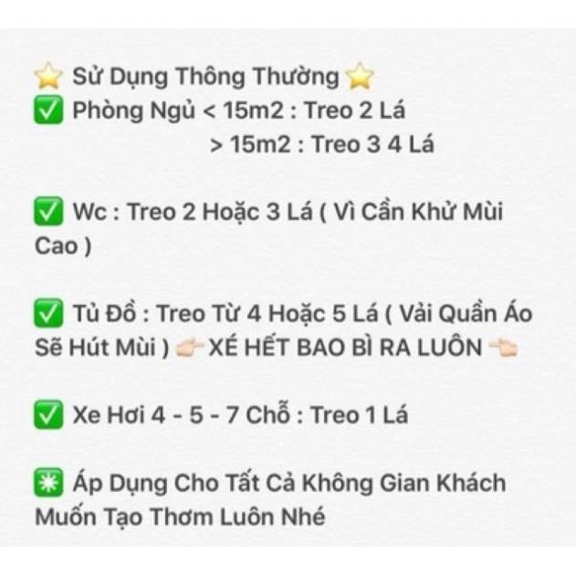 Lá thơm treo xe - cây thơm little trees nhập khẩu từ mỹ usa cực thơm