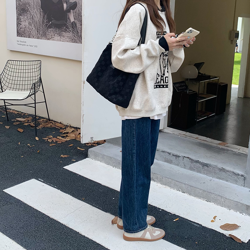 Túi Tote Vải Kích thước Lớn 26x29x11cm Đựng A4 Chất Lượng Cao 2022 Sinh Viên Đại Học Mùa Thu Jess99