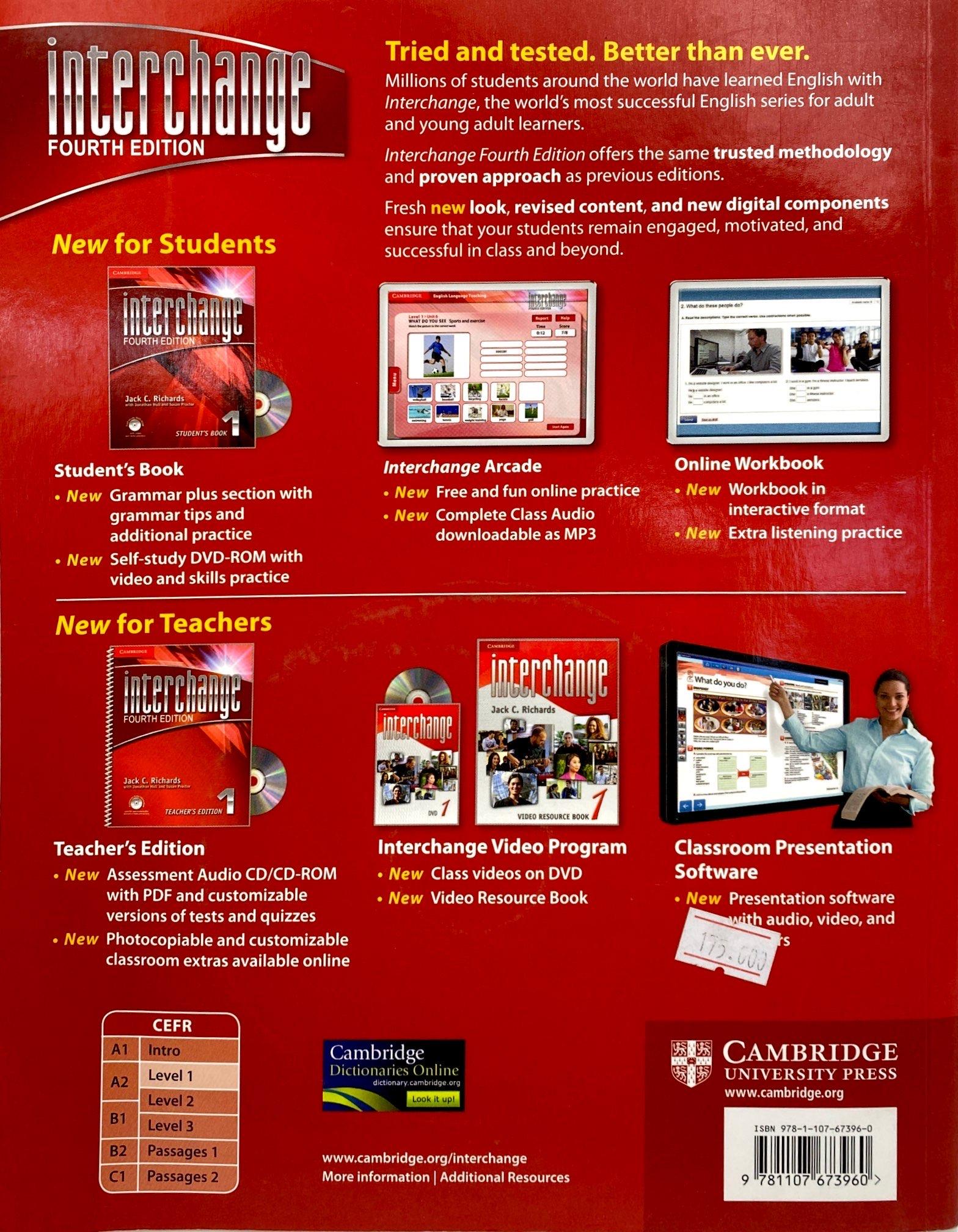 Interchange Level 1 Student's Book B with Self-study DVD-ROM