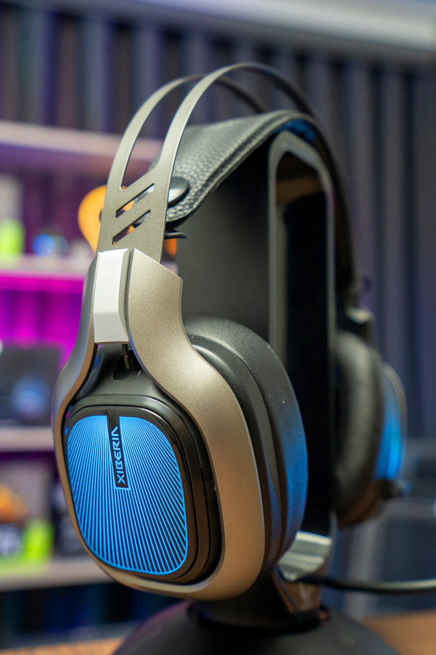 Tai Nghe XIBERIA K18 7.1 Virtual 7.1 RGB Lighting IRON GREY ICAFE GAMING - Hàng chính hãng
