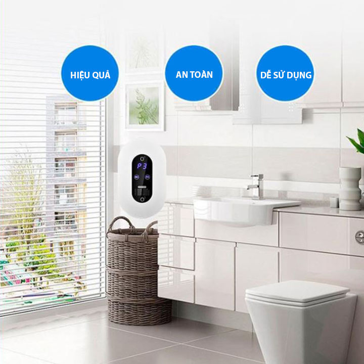 Máy khử mùi mini công nghệ Ozone 4 chế độ