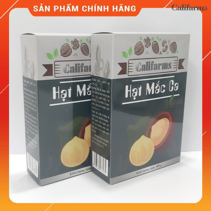 Hạt Mắc Ca Califarms 1KG (Gồm 2 hộp, Mỗi hộp 500g)