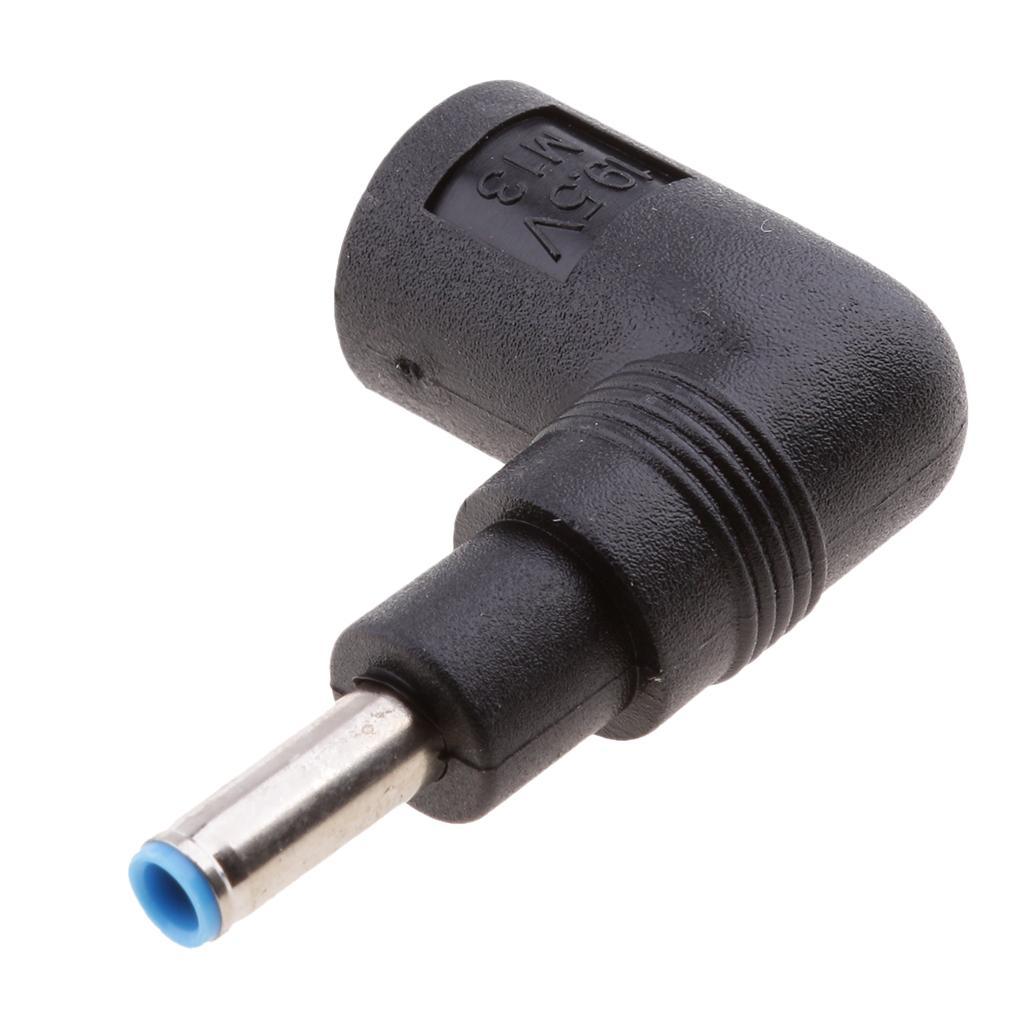 4Pieces DC 7.4 *5.0mm DC Jack To 4.5*3.0mm Plug 90 Right Angled Adapter