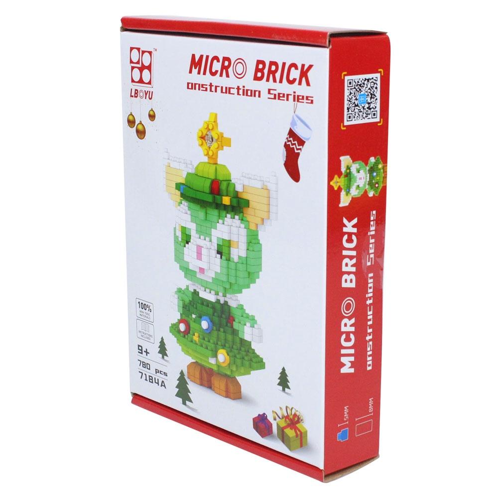Đồ chơi micro blocks xếp khối tuần lộc Noel VBC-7184A