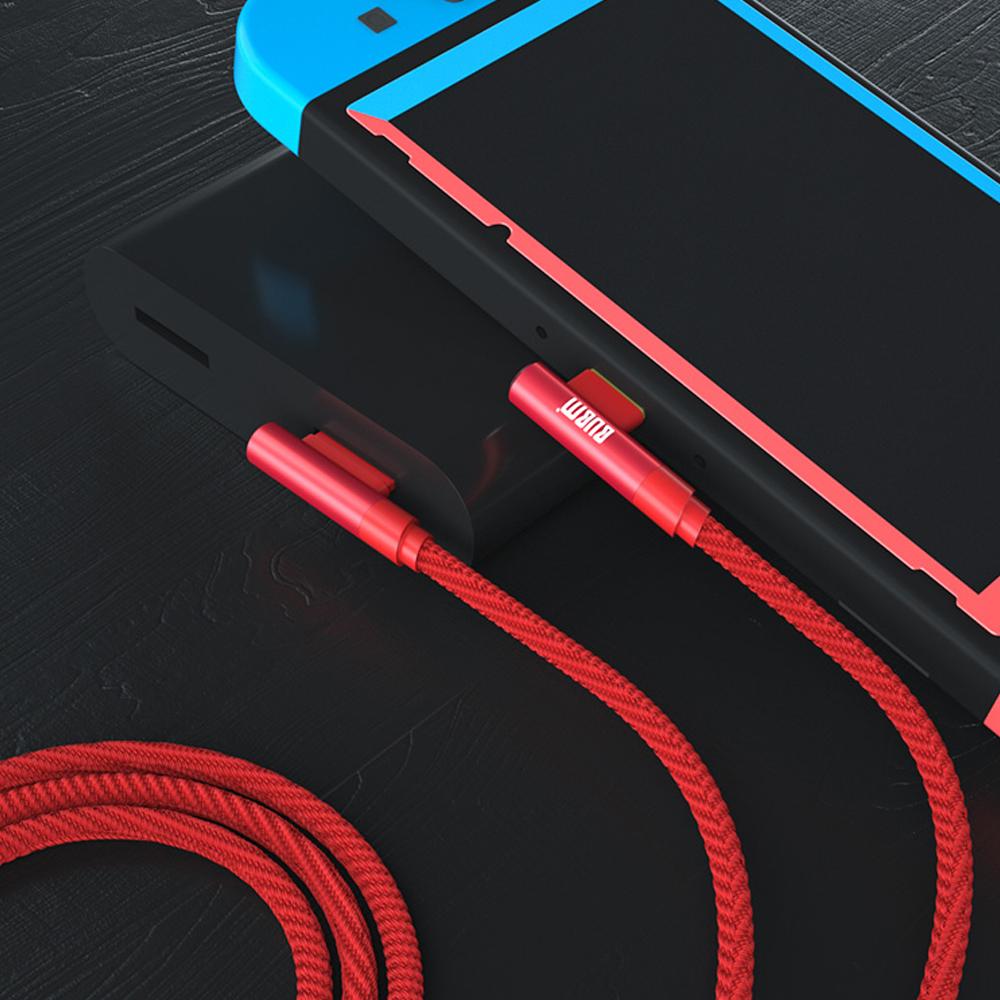 Cáp sạc USB Type-C cho Nintendo Switch Fast Game Console Đường sạc dài 5ft