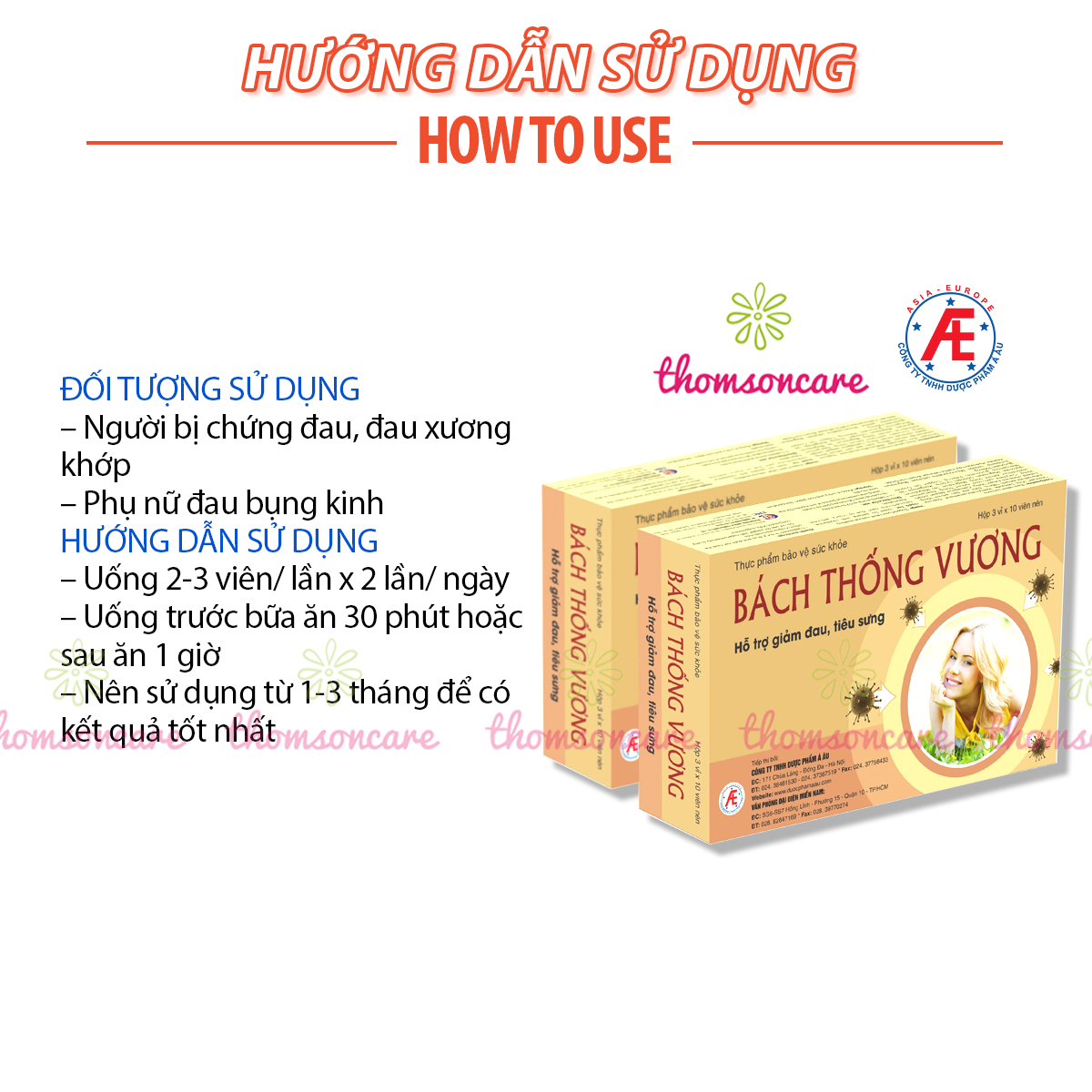 Bách Thống Vương - Hỗ trợ giảm đau đầu, xương khớp từ thảo dược
