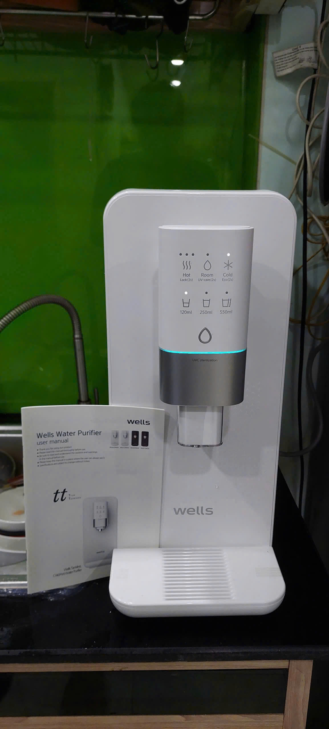 Máy Lọc Nước Wells TT UV+, Diệt Khuẩn UV 99.9%, Tankless Lọc Trực Tiếp,Carbon Plus & Nano Clean - Hàng chính hãng