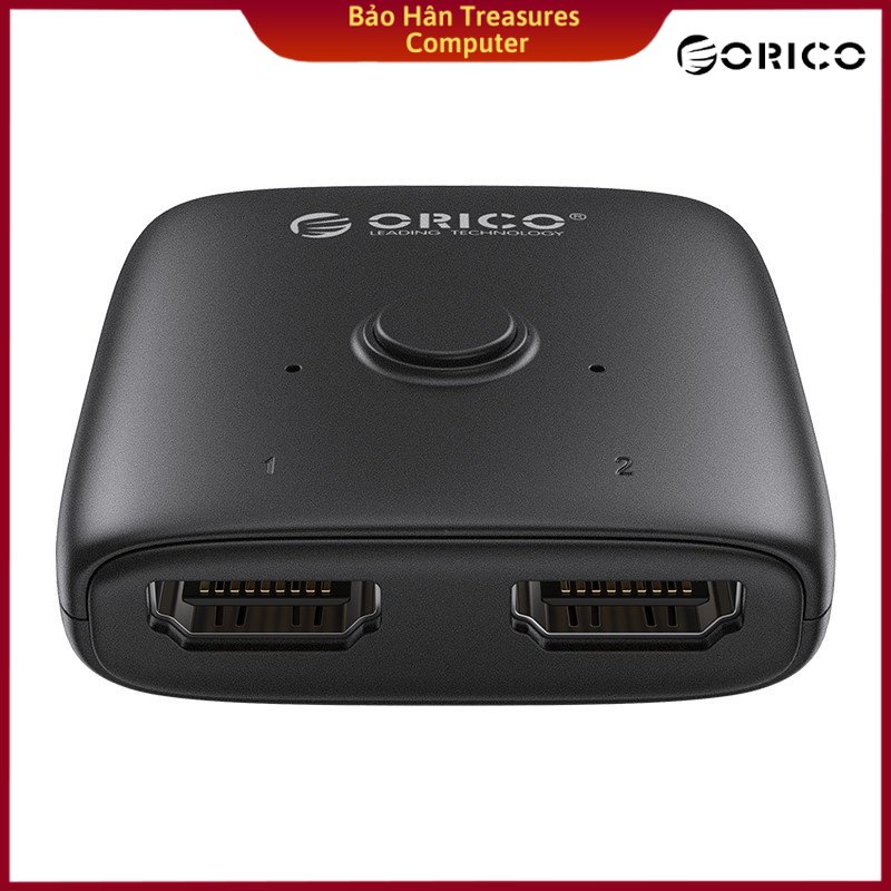Bộ Chia HDMI Từ 1 Cổng Sang 2 Cổng HDMI ORICO- HS2-A1-BK-EP- Hàng Chính Hãng