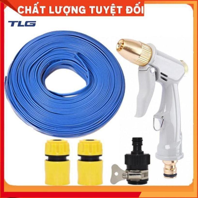 Bộ dây vòi xịt nước rửa xe, tưới cây tăng áp 3 lần, loại 20m 206846