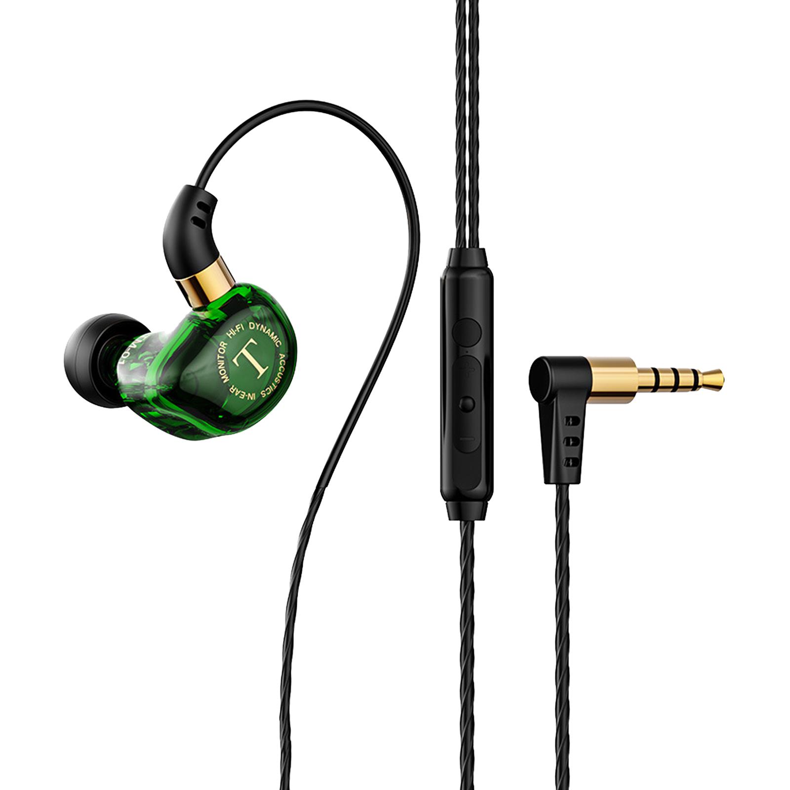 Wired Earbuds, Earphones with Microphone and Volume Control, in Ear Ergonomic Noise Isolating Headphones, Earphone with 3.5mm Jack