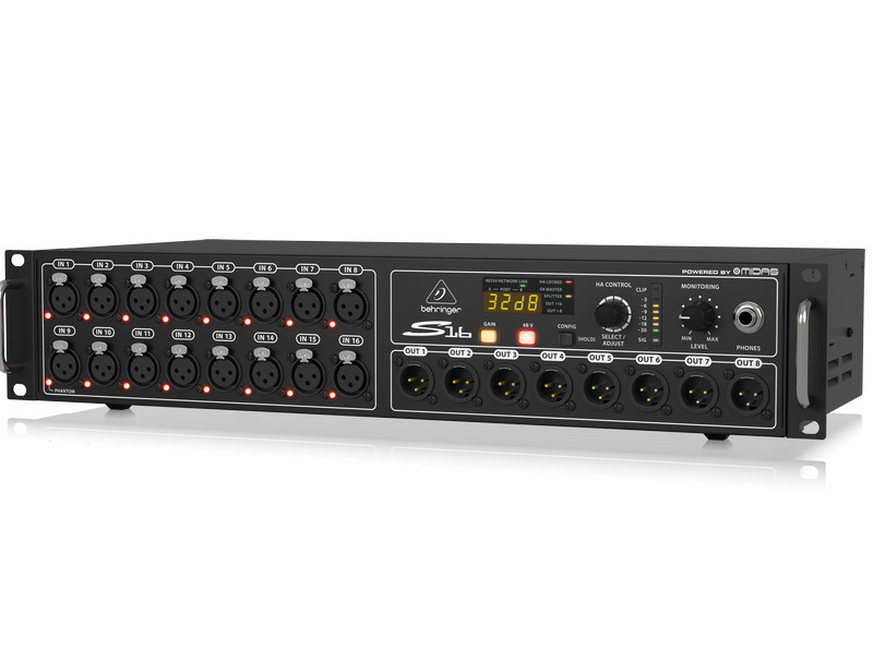 Hộp kết nối 16 đường tín hiệu vào, 8 đường tín hiệu ra BEHRINGER, model: S16 - Hàng Nhập Khẩu