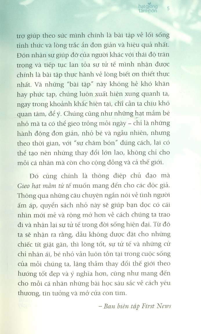 Chicken Soup For The Soul  - Gieo Hạt Mầm Tử Tế