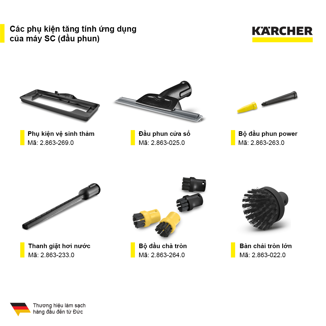 Máy Làm Sạch Bằng Hơi Nước Karcher SC3 Easyfix