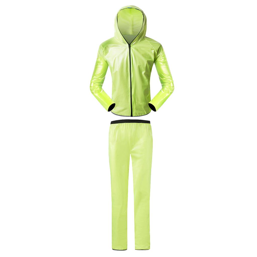 Adult Waterproof Jacket Trousers Rain Suit Jacket and Trousers