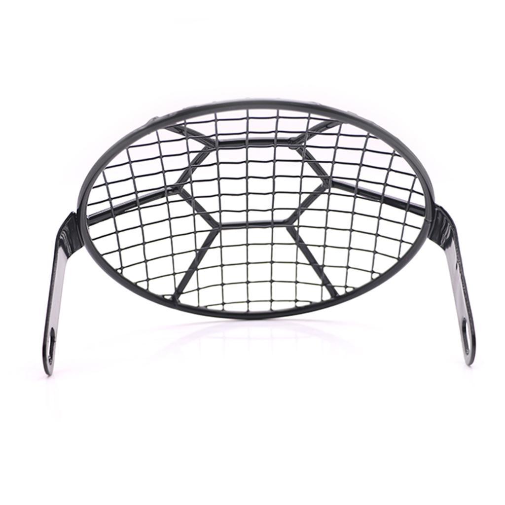 Retro Motorcycle Headlight Mesh  Mount  For