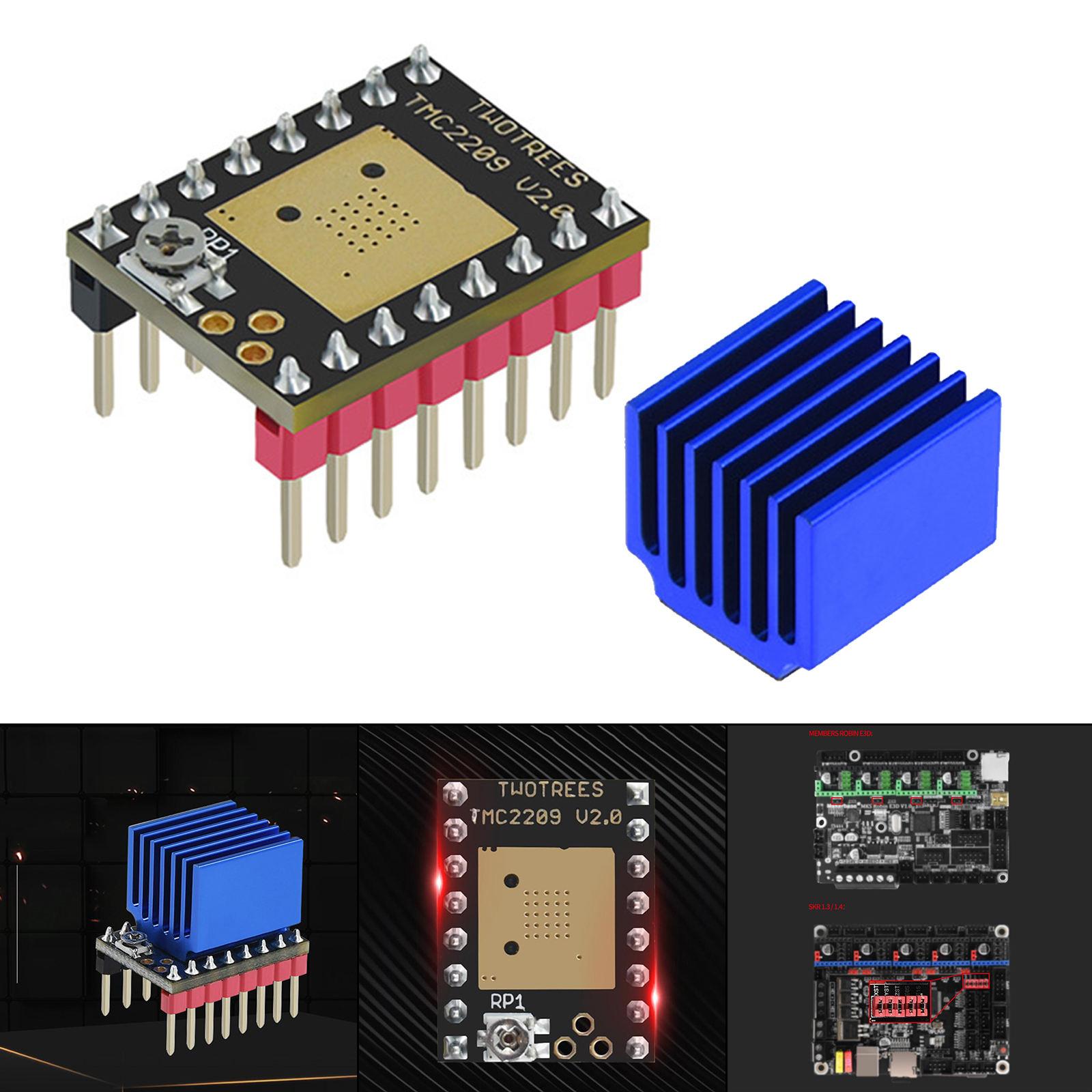 TMC2209 V2.0 Stepper Motor Driver with Heatsink 3D Printer Parts