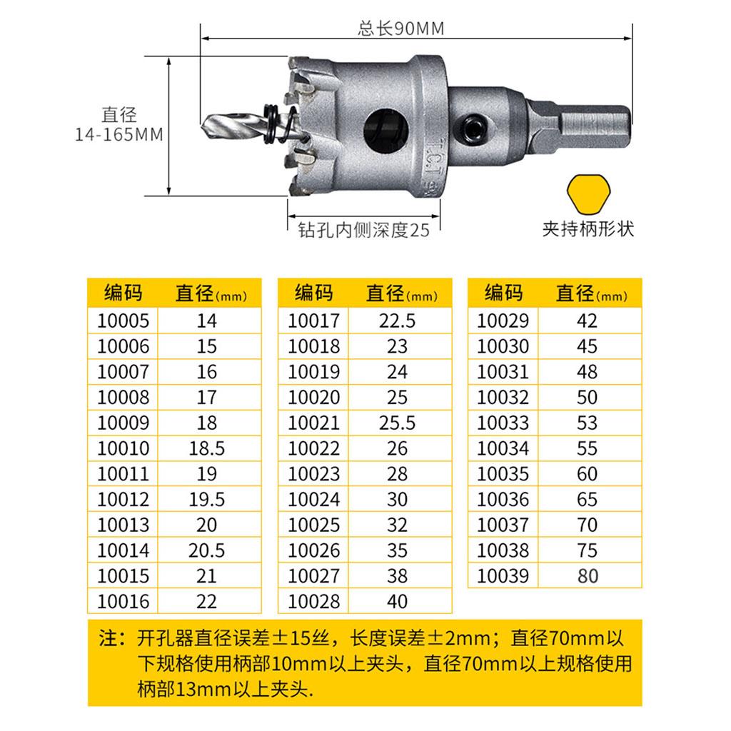 Heavy Duty High Speed Steel Hole Drill Bit Hole Saw Cutting Tool