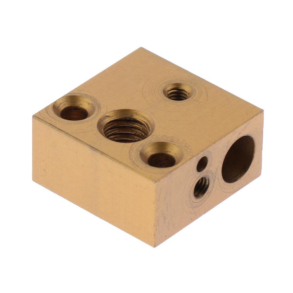 M3 M6 Aluminum Heater Block for 3D Printer Heating Block HotEnd Accessories
