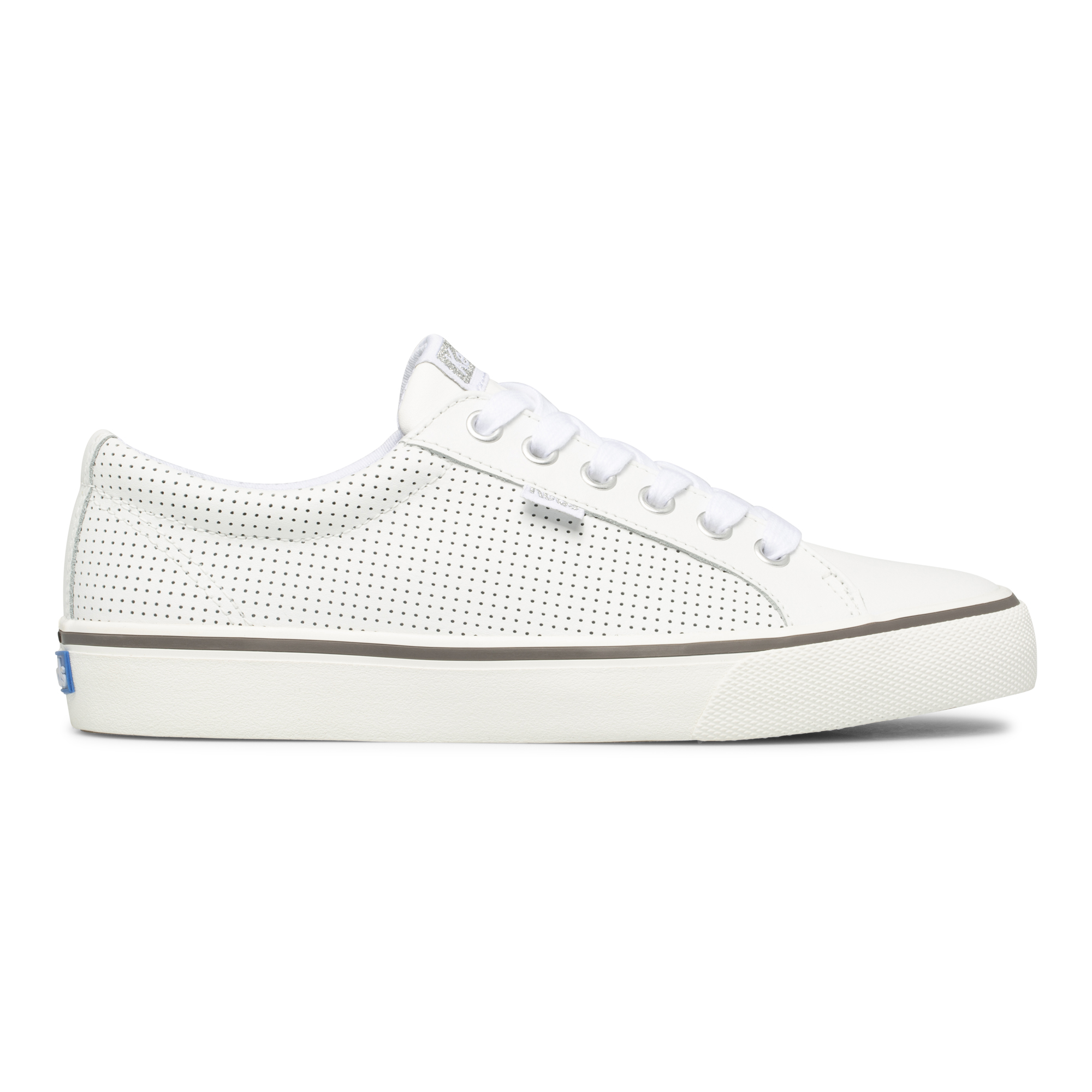 Giày Thể Thao Keds Nữ- Jump Kick Perf Leather White- KD065971