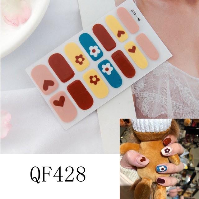 Set dán móng tay nails dán nghệ thuật nhiều màu - có ngay bộ móng đẹp trong 5 phút (Nail wraps / Nail stickers)