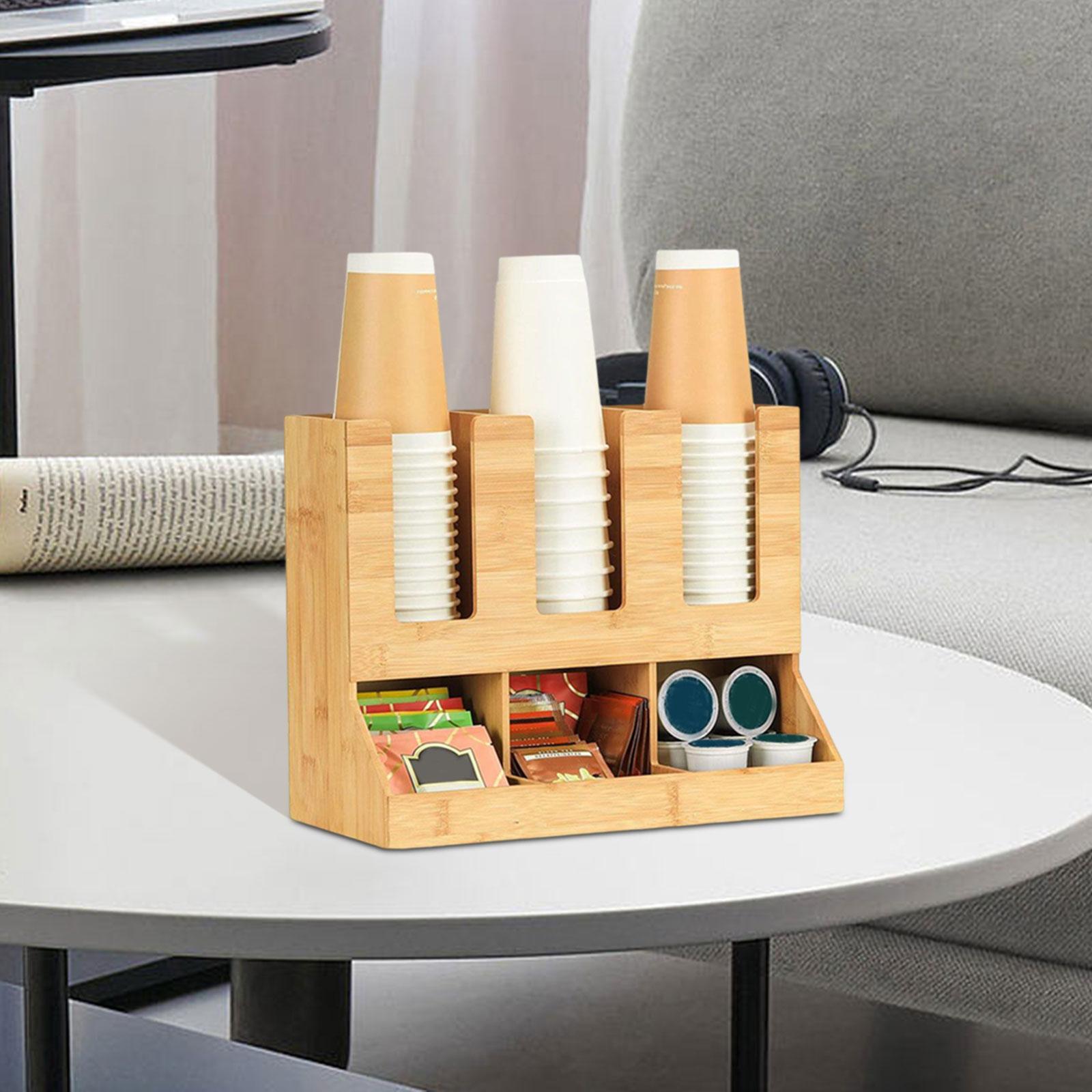Organizer Breakroom Accessories Caddy Coffee Bar Accessories Organizer for Gatherings