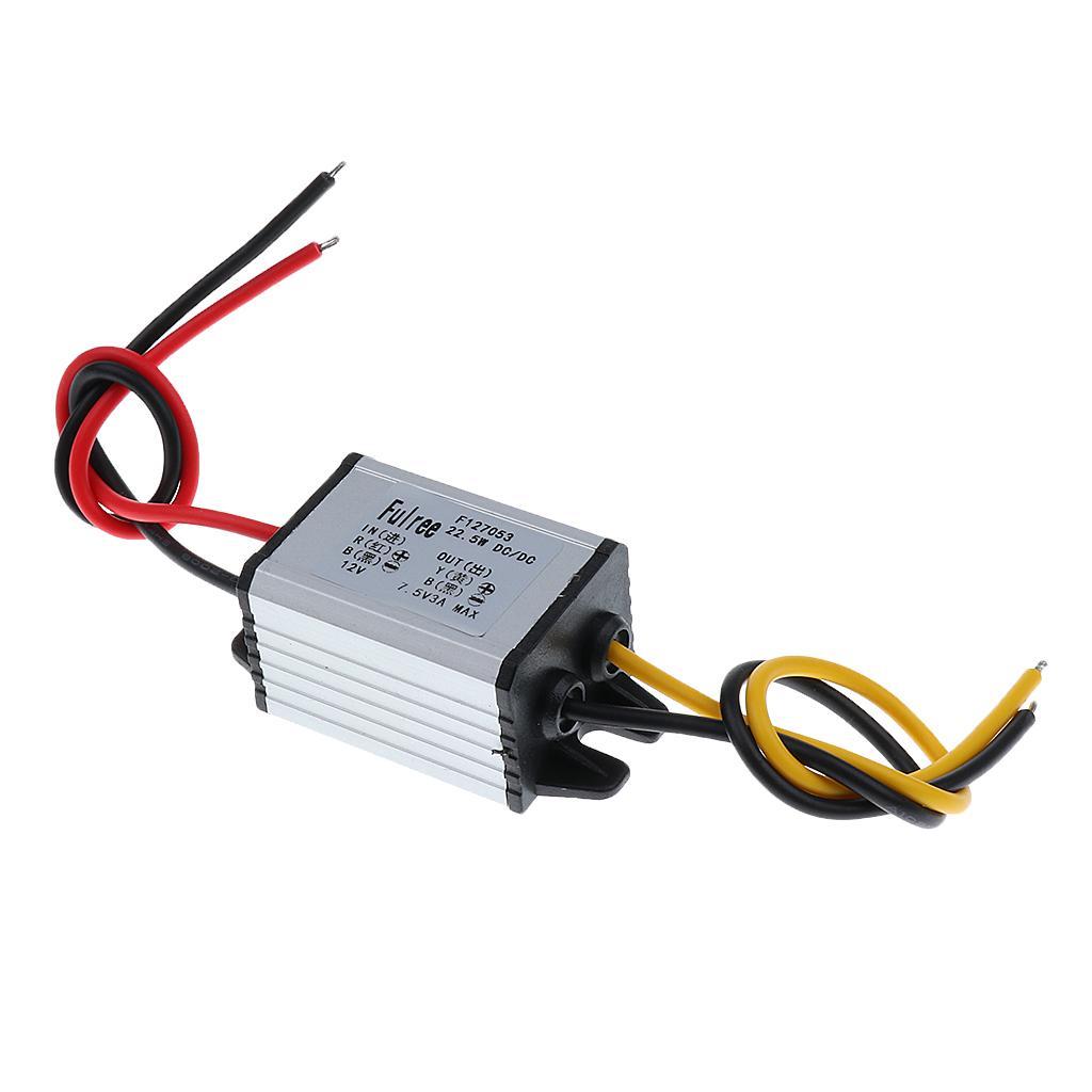 DC/DC Converter 12V Step down to 7.5V 3A 15W Power Supply Module