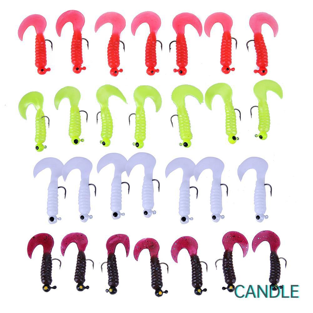 Mồi Câu Cá Giả Hình Con Sâu 1.75g 4.4cm