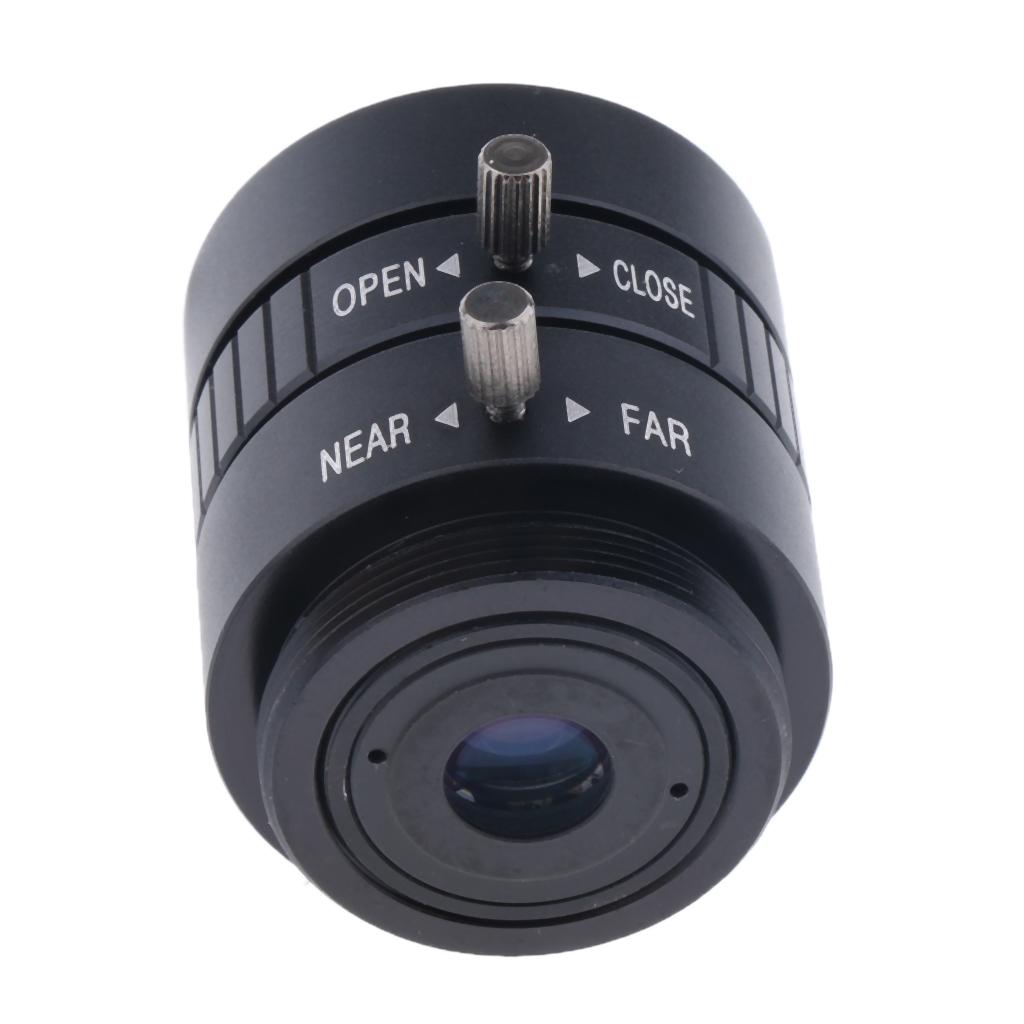 6mm HD 3MP F1.2 Fixed Focus CS Mount Lens for 1/2" CCD Security Camera