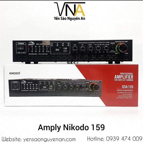 Amply Nhà Yến Chuyên Nghiệp Nikodo DSA-159 2 kênh tải trọng 250 loa